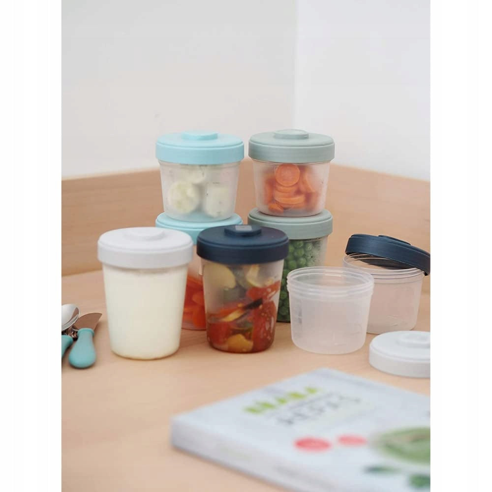 BEABA voedselbewaarbakjes 4 x 150 ml, 4 x 250 ml