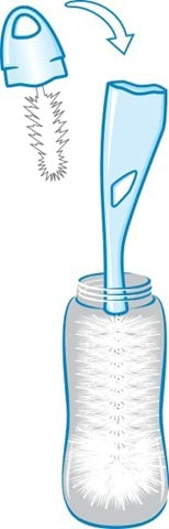 NUK 2in1 bottle and teat cleaning brush