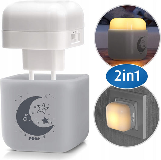 REER SleepLight 2v1 noční LED lampička přenosná nebo do zásuvky