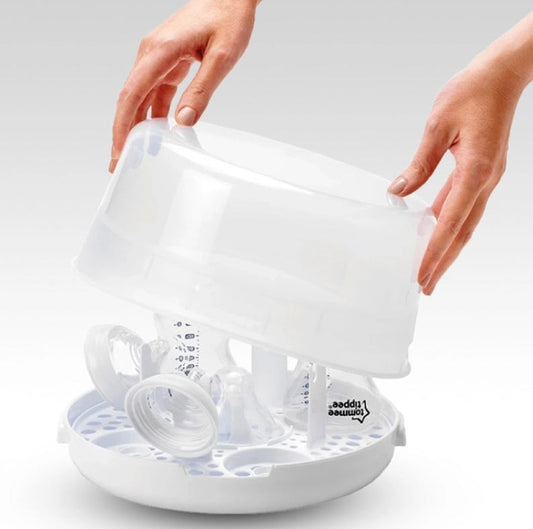 TOMMEE TIPPEE mikrovlnný sterilizátor + cumlík