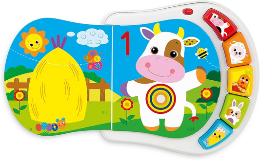 CHICCO Counting Farm carte educațională electronică 19 x 19,5 cm