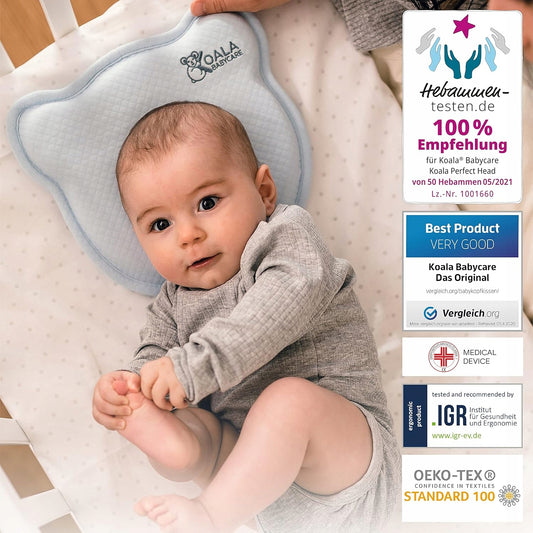 KOALA BABYCARE cuscino per neonati 0+ federa