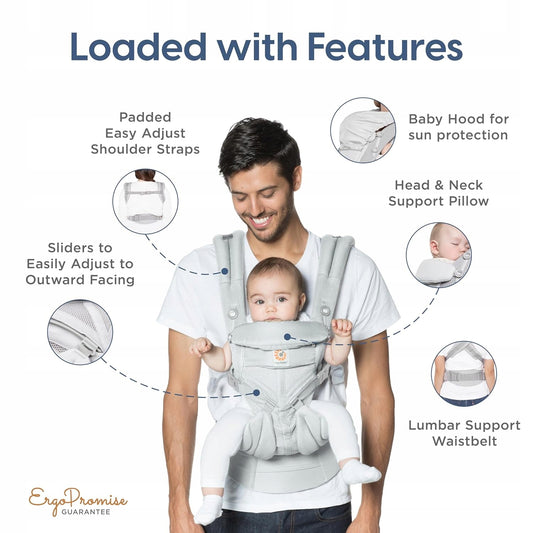 ERGOBABY OMNI 360 COOL AIR MESH ergonomické nosítko 3,2-20,4kg