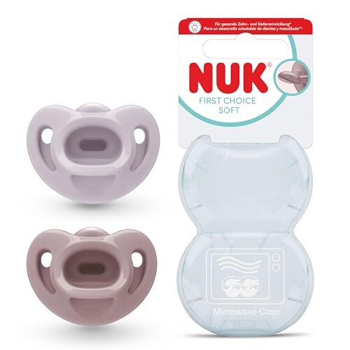 NUK First Choice Soft suzete 2 buc. 0-6 luni