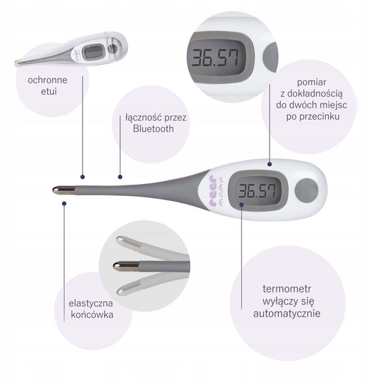 REER Mama digital ovulation thermometer + case