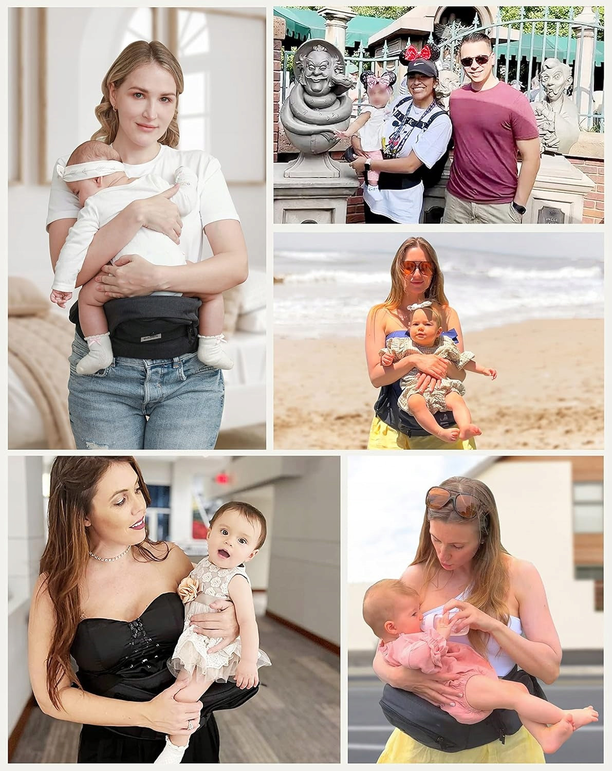 BABYMUST scaun port-bebe șold 4-30 kg