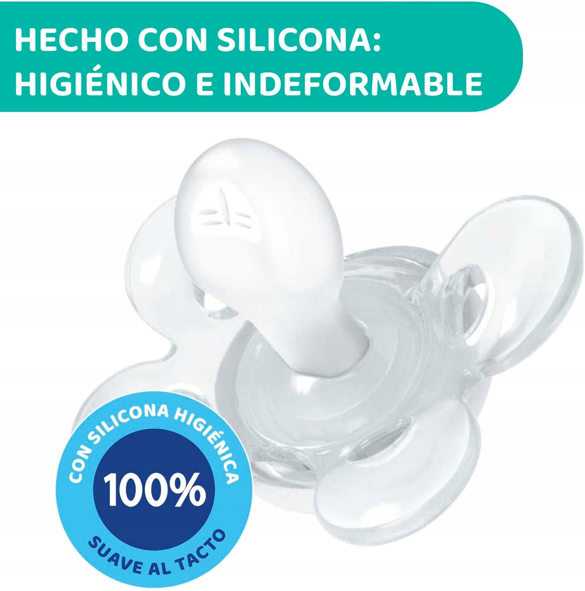 CHICCO PhysioForma COMFORT suzetă x2 0-6 luni LATEX