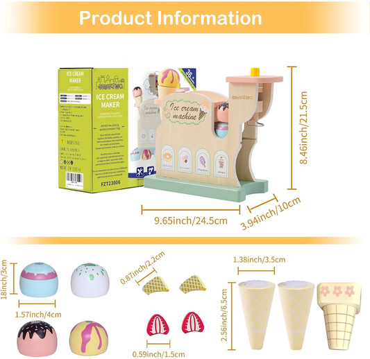 SMARTWO set macchina per gelato in legno