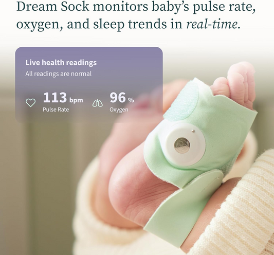 OWLET DREAM SOCK pulsioxímetro 2 en 1 para bebés 0-18 meses