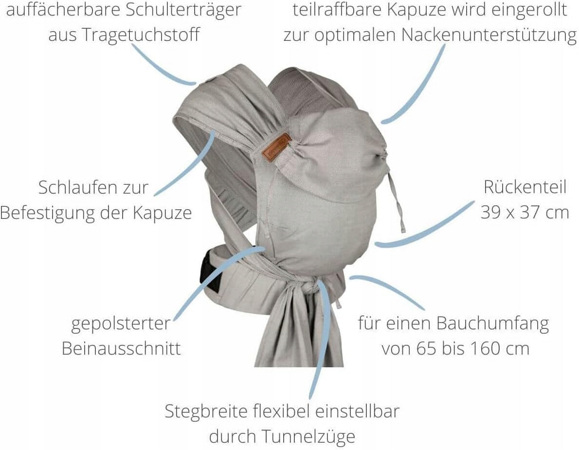 HOPPEDIZ hop-tye Buckle marsupiu ergonomic