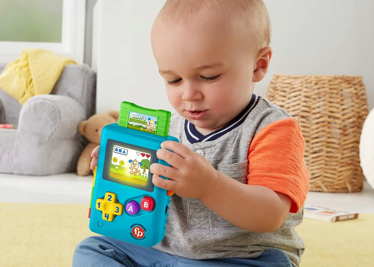 FISHER-PRICE Lil Gamer consola retro interativa J.NIEMIECKI
