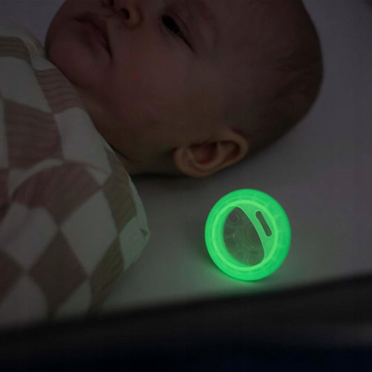 TOMMEE TIPPEE chupete ortodóntico x2 0-6m que brilla en la oscuridad