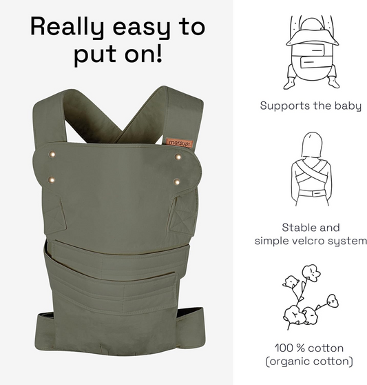 MARSUPI 2.0 ergonomische Babytrage XL 3,5 - 15 kg