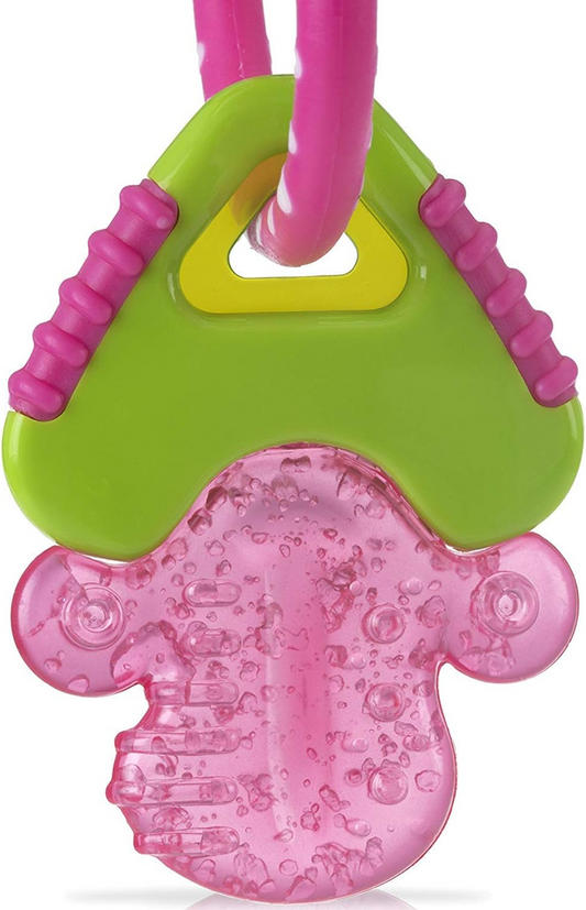 NUBY IcyBite inel gingival din silicon răcoritor 9 x 14 cm CHEI