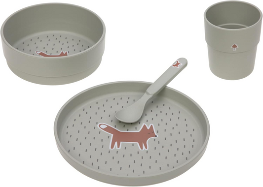 Set de veselă fără melamină LASSIG Little Forest Fox