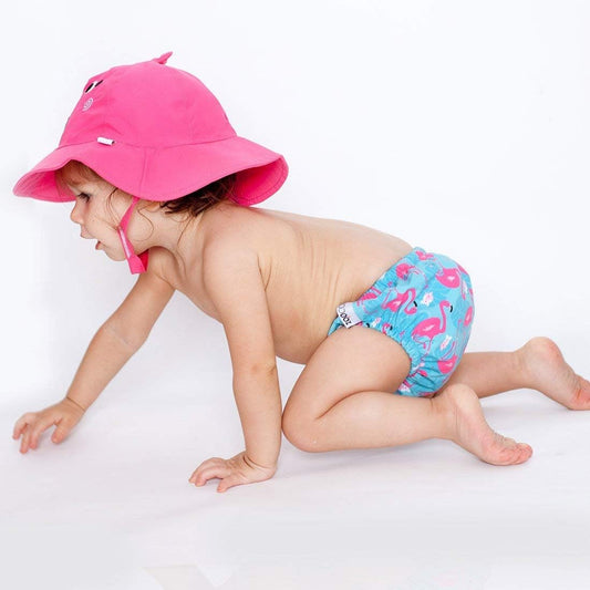 ZOOCCHINI plavací plenka + klobouk 3-6 měsíců