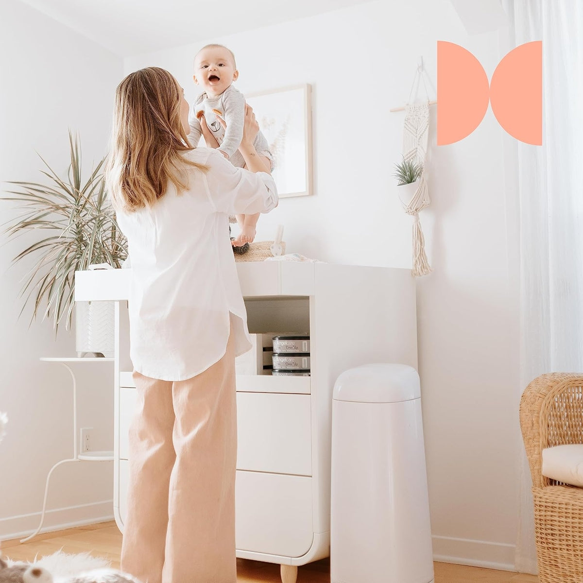 ANGELCARE Dress Up XL Windeleimer + Dress Up Nachfüllkassette 180 Windeln