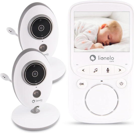 LIONELO Babyline 5.1 vigilabebés 2,4" VOX + 2 cámaras