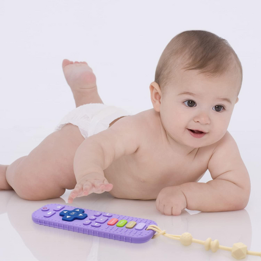 jucărie de dentiție din silicon 5,2 x 16,5 cm PILOT + agățătoare