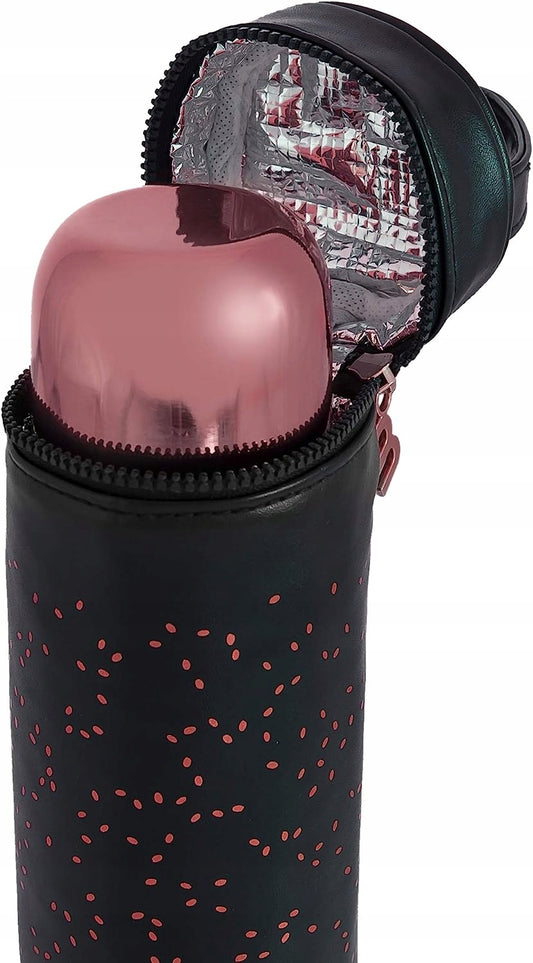 MINILAND Rose termos din oțel 500 ml + husă izotermă