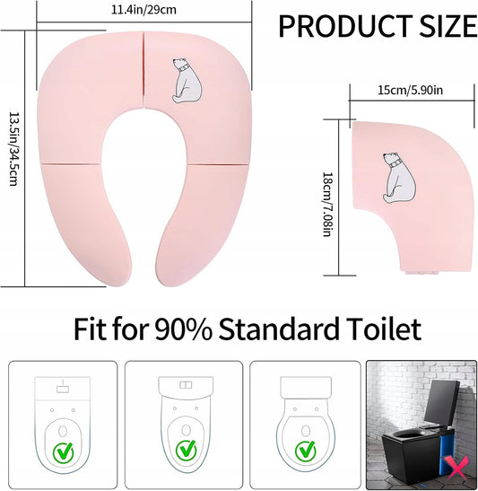 PEJOYE asiento reductor plegable para inodoro