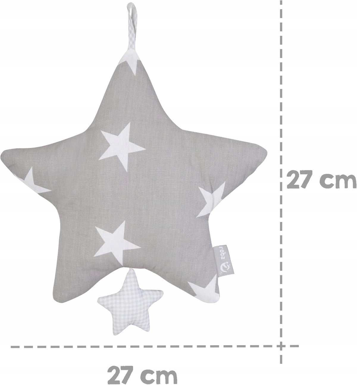 ROBA stea cu carusel muzical 27 x 27 cm