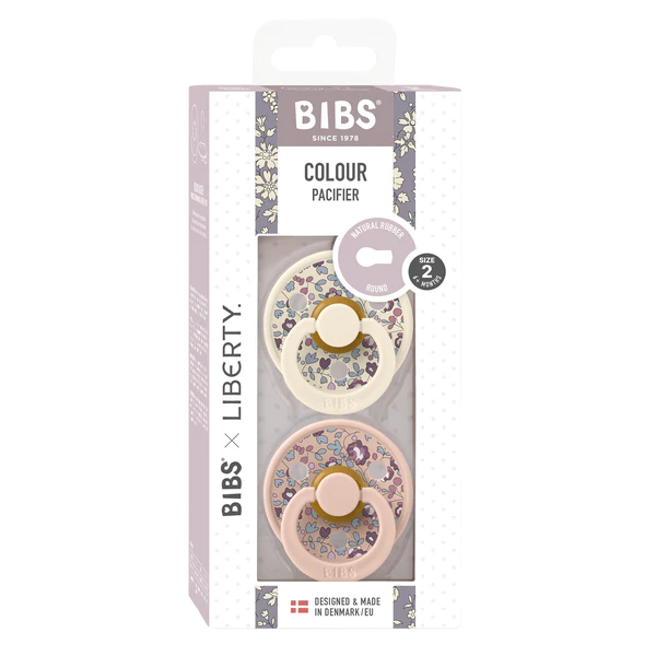 BIBS Eloise Blush Mix suzete rotunde x2 6 18m