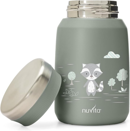 NUVITA 4472 Essens-Thermosbehälter aus Edelstahl 500 ml 6 m+
