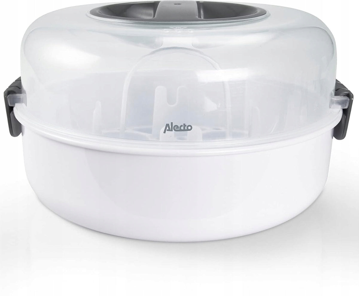 ALECTO BW-04 sterilizator cu microunde pentru 4 biberoane + clește și măsură
