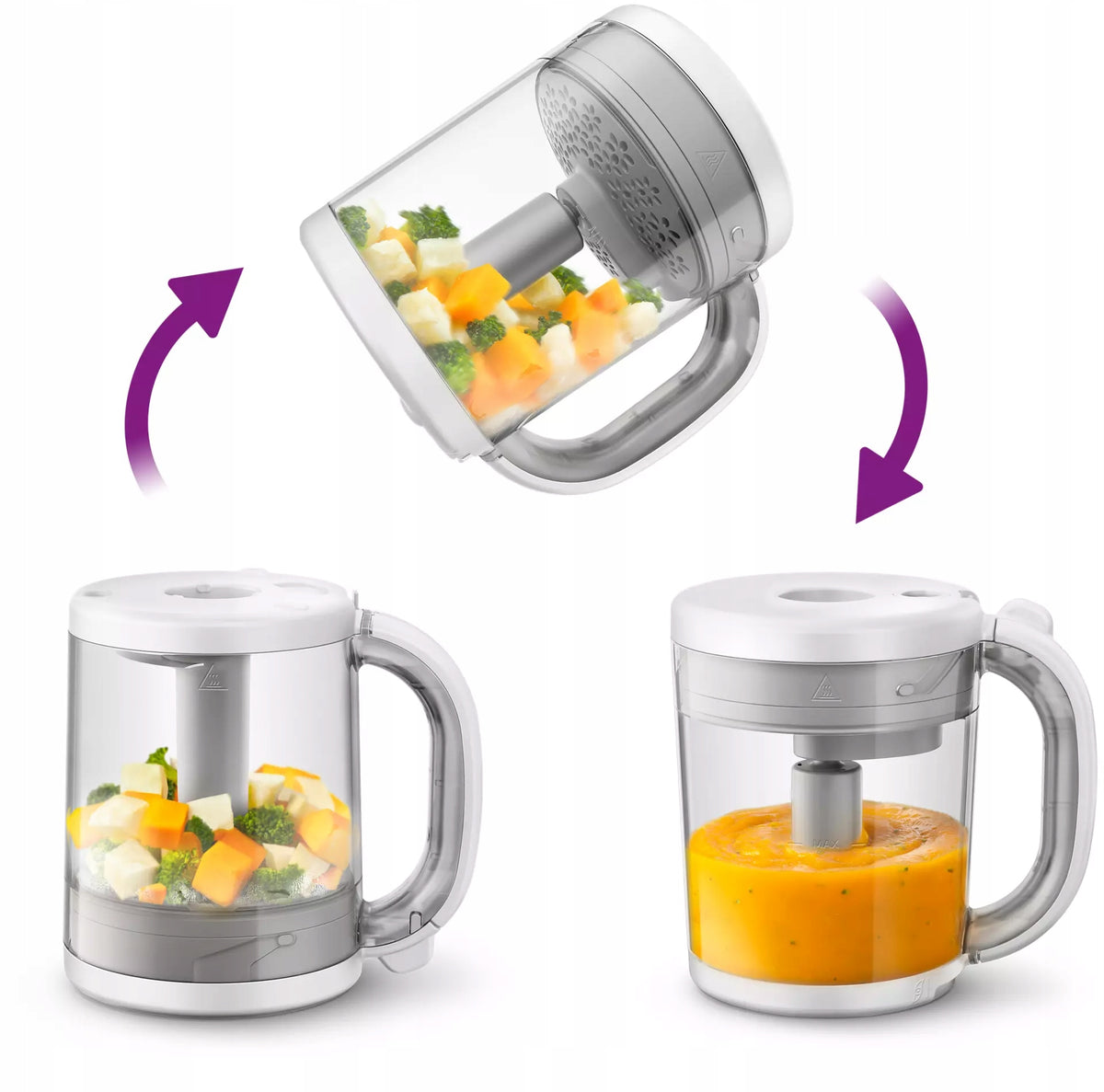 PHILIPS AVENT SCF883/01 4 în 1 aburitor blender 1000 ml