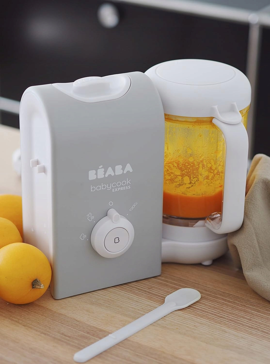 BEABA Babycook Express 4 en 1 vaporera, batidora, descongelador y calientabiberones