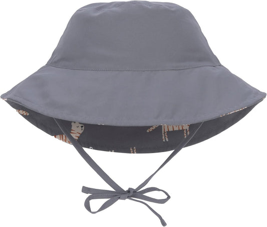 LASSIG Tigru căciulă bucket reversibilă 43-45 cm 3-6 luni protecție UV 80