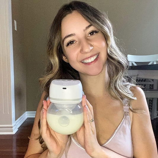 BELLABABY pompă de sân electrică tip scoică wireless x2