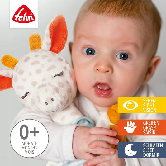 FEHN noční lampička plyšová žirafa 27cm GUTE NACHT