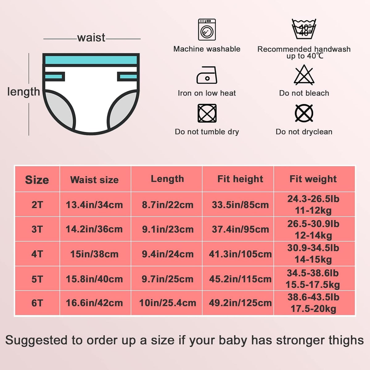 MOEMOE BABY training underwear x4