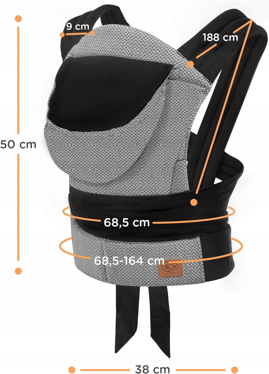 KINDERKRAFT ADOREE marsupio ergonomico MEI TAI