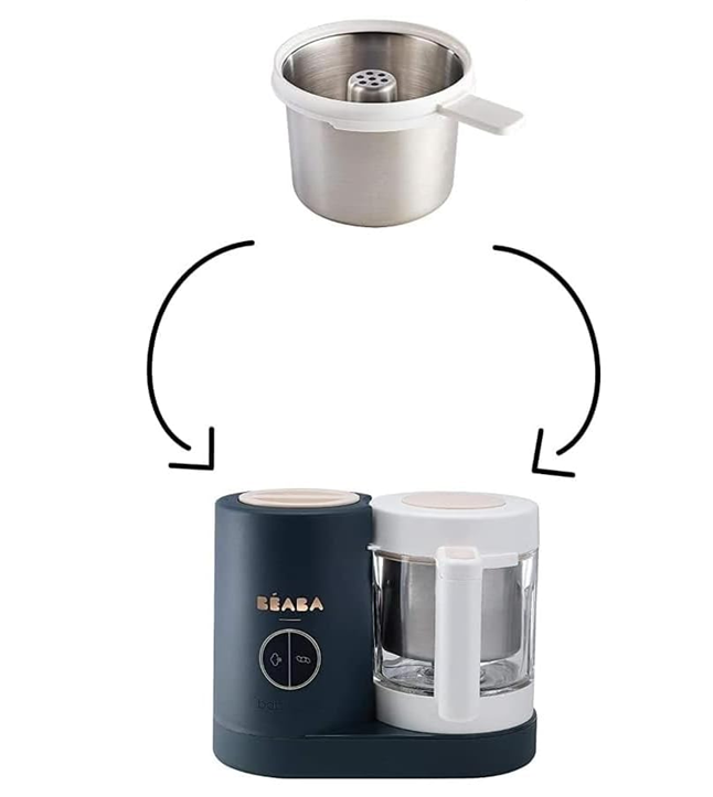 BEABA Stahlkorb zum Kochen von Nudeln und Reis für BABYCOOK NEO 750g
