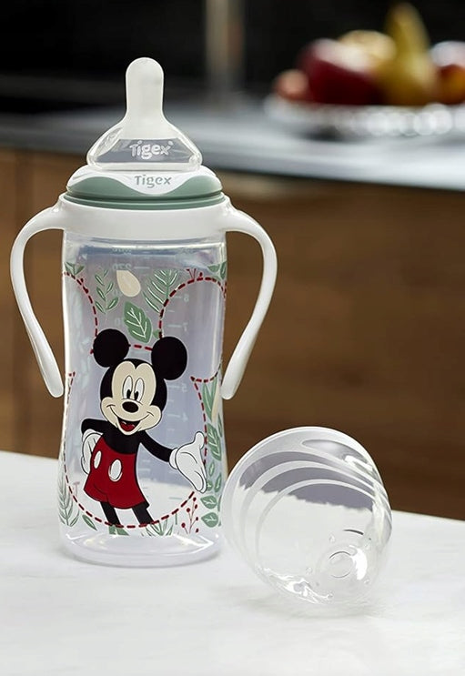 TIGEX Sticluță Mickey cu 3 viteze de flux 6 luni+ 300 ml