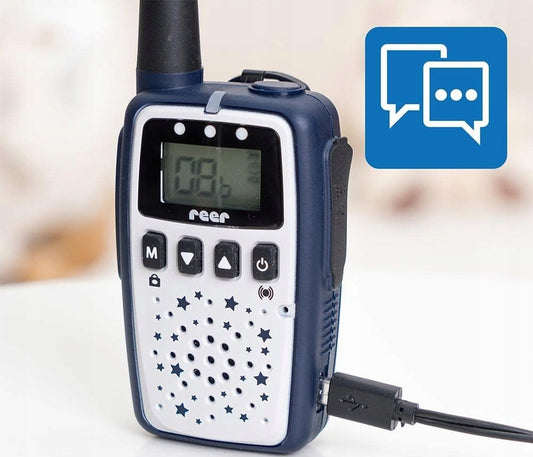 REER Care&Talk 2în1 baby monitor electronic și walkie-talkie 5 km