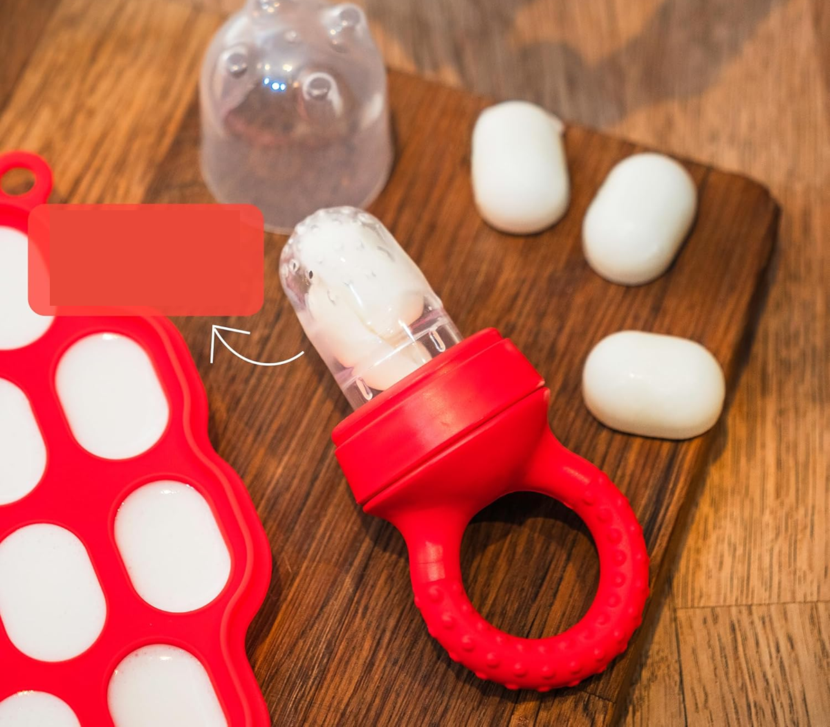 LOVE NOOBS fruit feeder teether x2