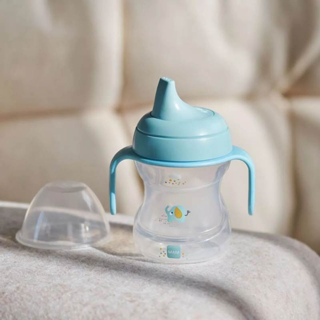 Cana MAM Learn To Drink Cup cu cioc anti-picurare 190 ml 6 luni+