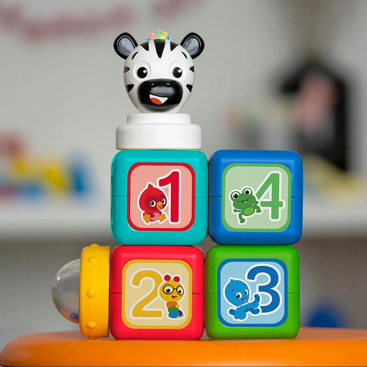 BABY EINSTEIN Connectables Add & Stack klocki magnetyczne 6 sztuk