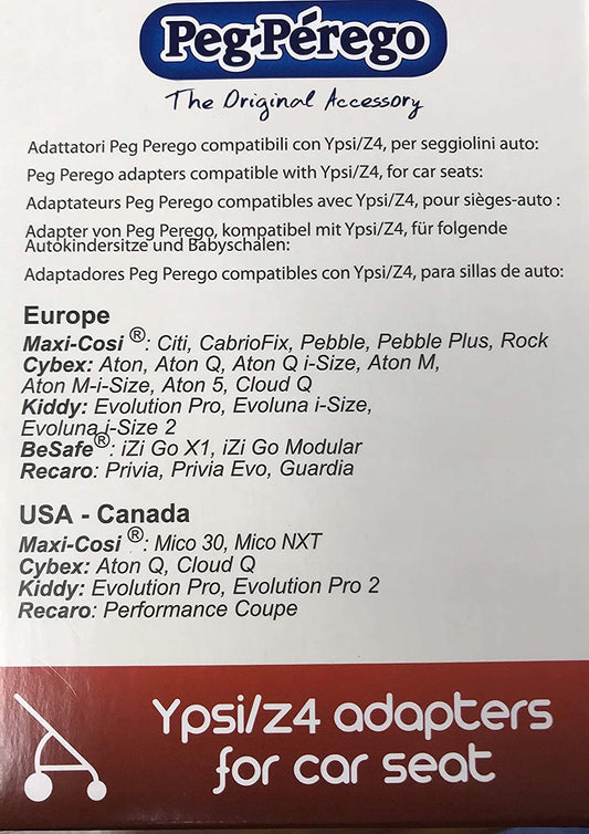 PEG-PEREGO adaptoare cărucior YPSI/Z4 scaune în descriere