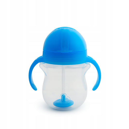 MUNCHKIN Tip&Sip cană anti-vărsare 6 luni+ 207 ml cu pai ponderat