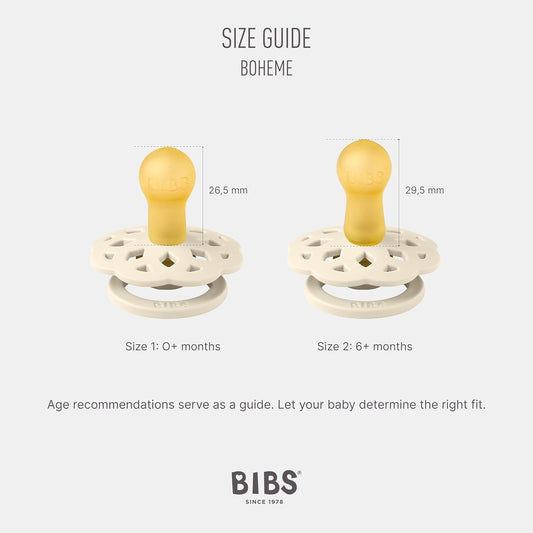 BIBS BOHEME succhietti calmanti 2 pezzi 6 mesi+