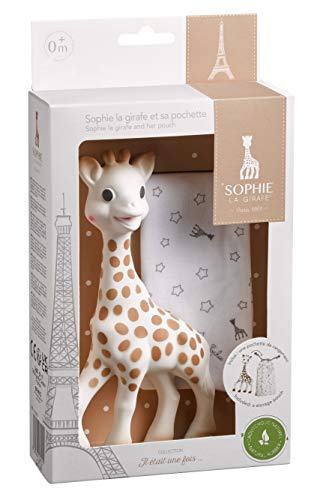 Sophie la Giraffe teether + storage bag