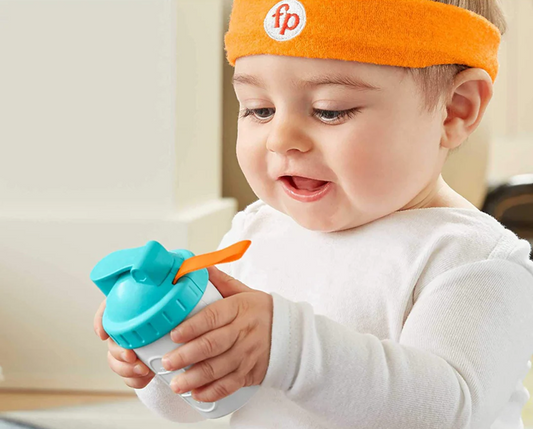 FISHER-PRICE Baby Biceps sada činky, šejker, náramek