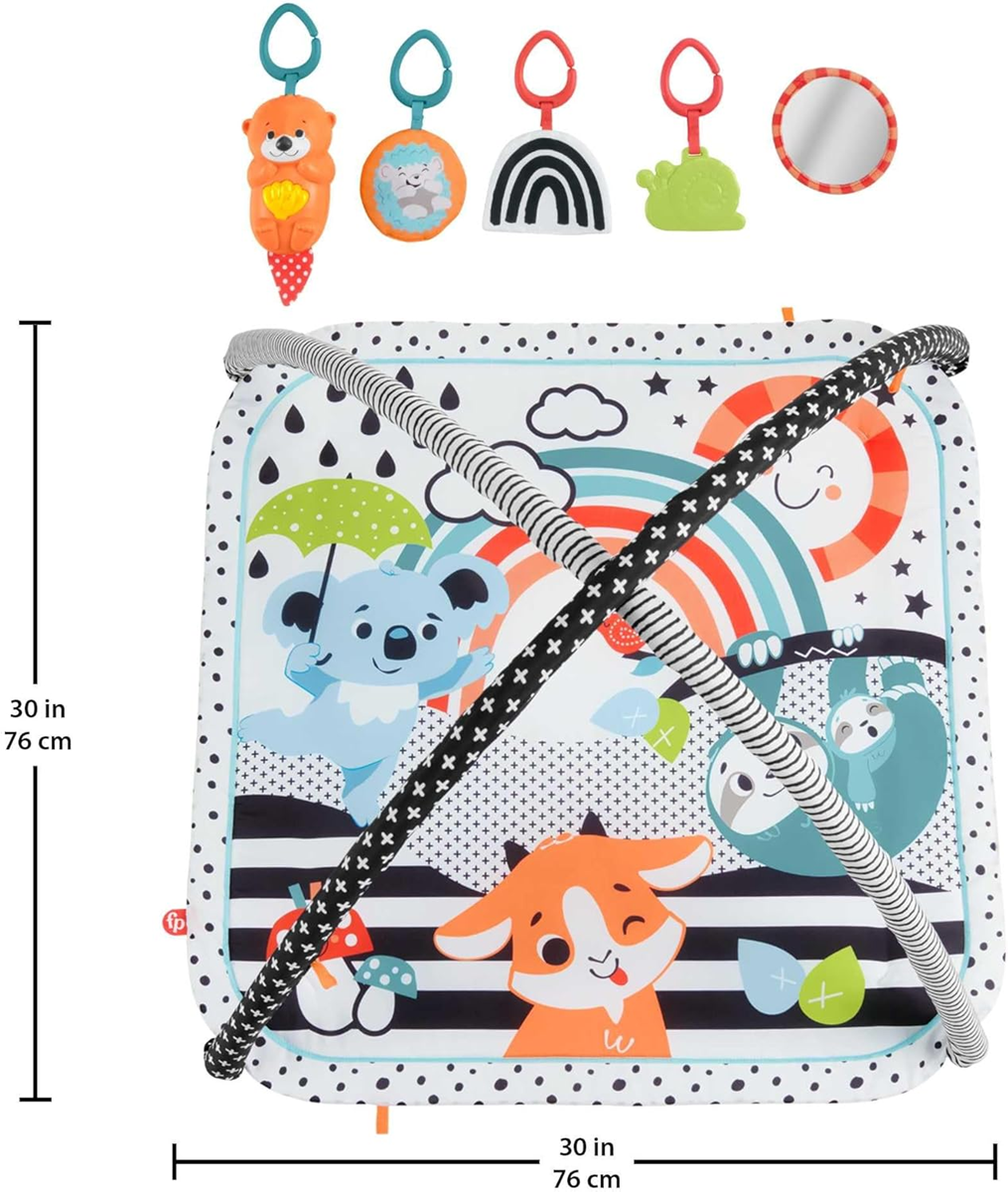 FISHER-PRICE covoraș educațional 3-în-1 + jucării
