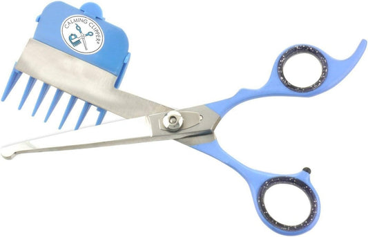 CALMING CLIPPER foarfecă de tuns părul + 9 piepteni ghid și șorț