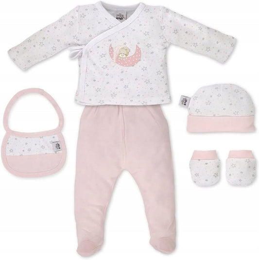 INTERBABY geschenkset van bamboe pyjama muts sokken slabbetje